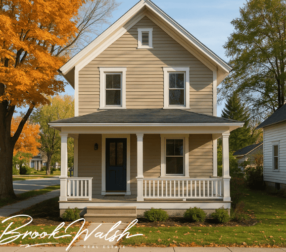 A charming downtown Alanson, MI home surrounded by trees and walkable streets