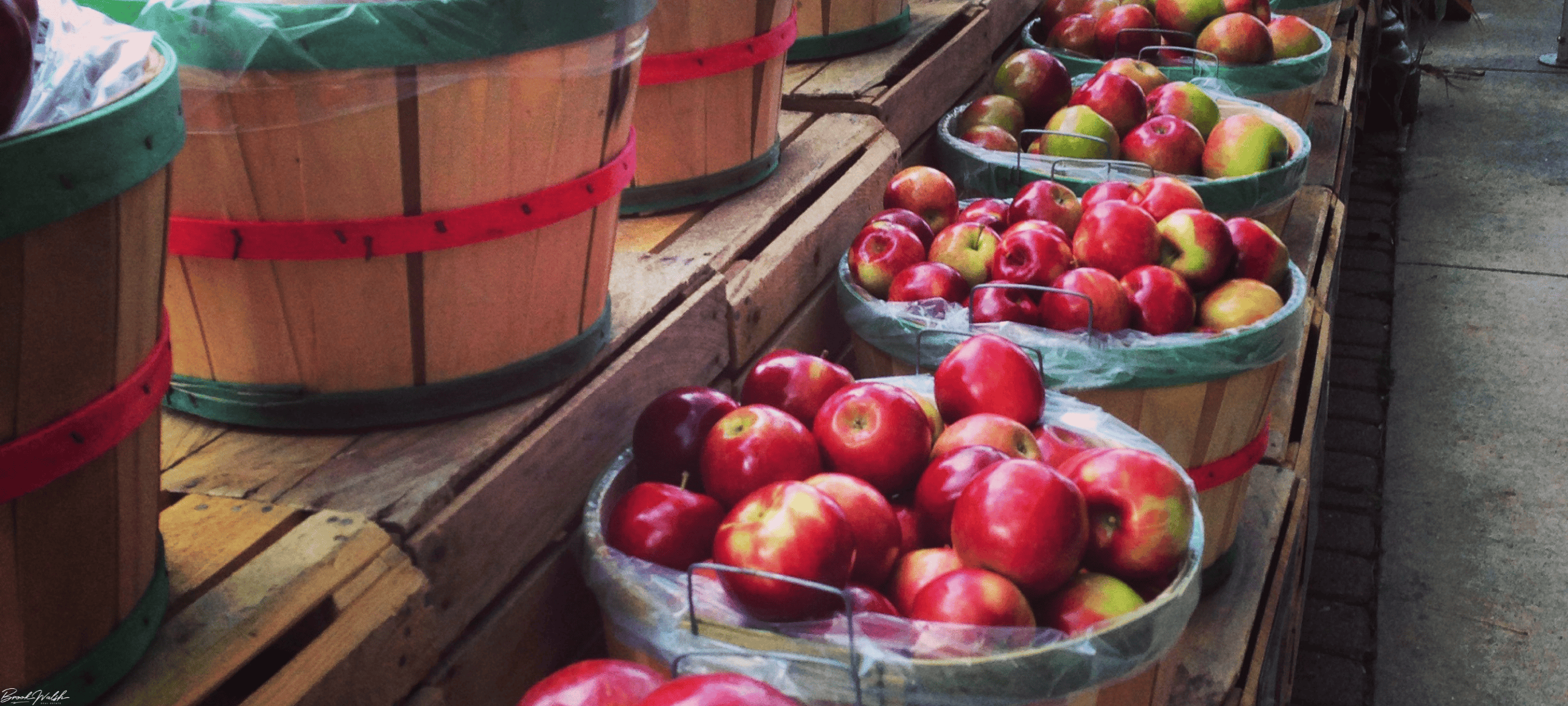 Charlevoix Apple Fest with apples, crafts, music, and families enjoying fall activities