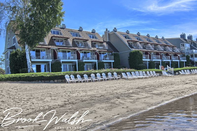 The scenic Water Street Inn, nestled by Lake Charlevoix in Boyne City.