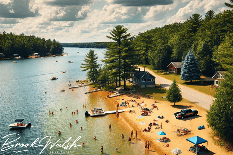 swimming-Big-Manistique-Lake