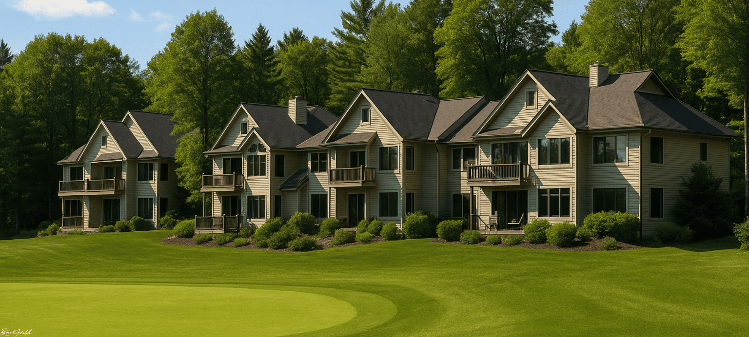 Arthur Hills Condominiums overlooking golf course in Harbor Springs
