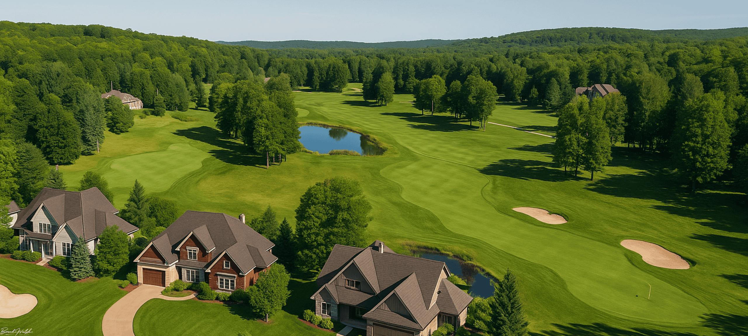 Golf course homes at Birchwood Farms in Harbor Springs, MI