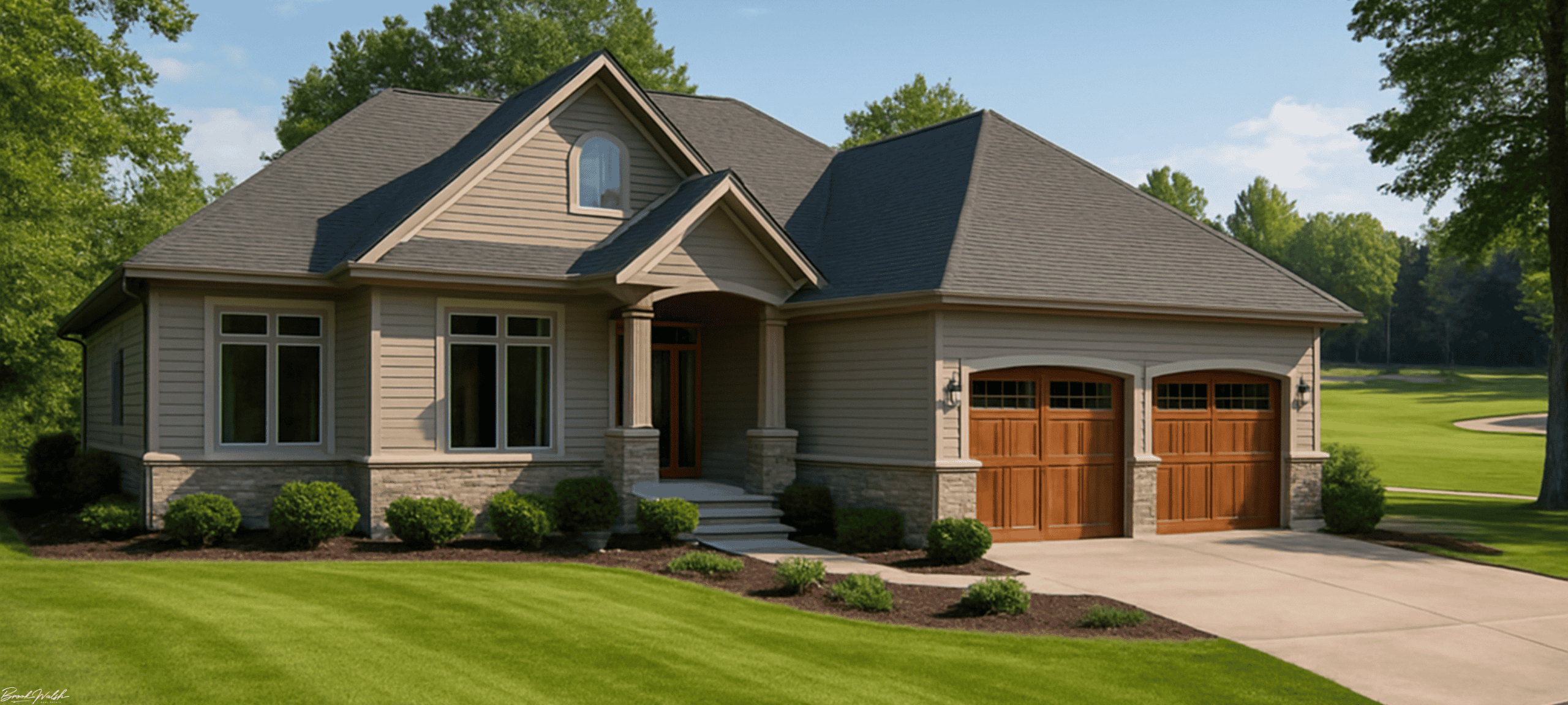 Luxury golf course home near Black Bear Golf Club in Gaylord, Michigan
