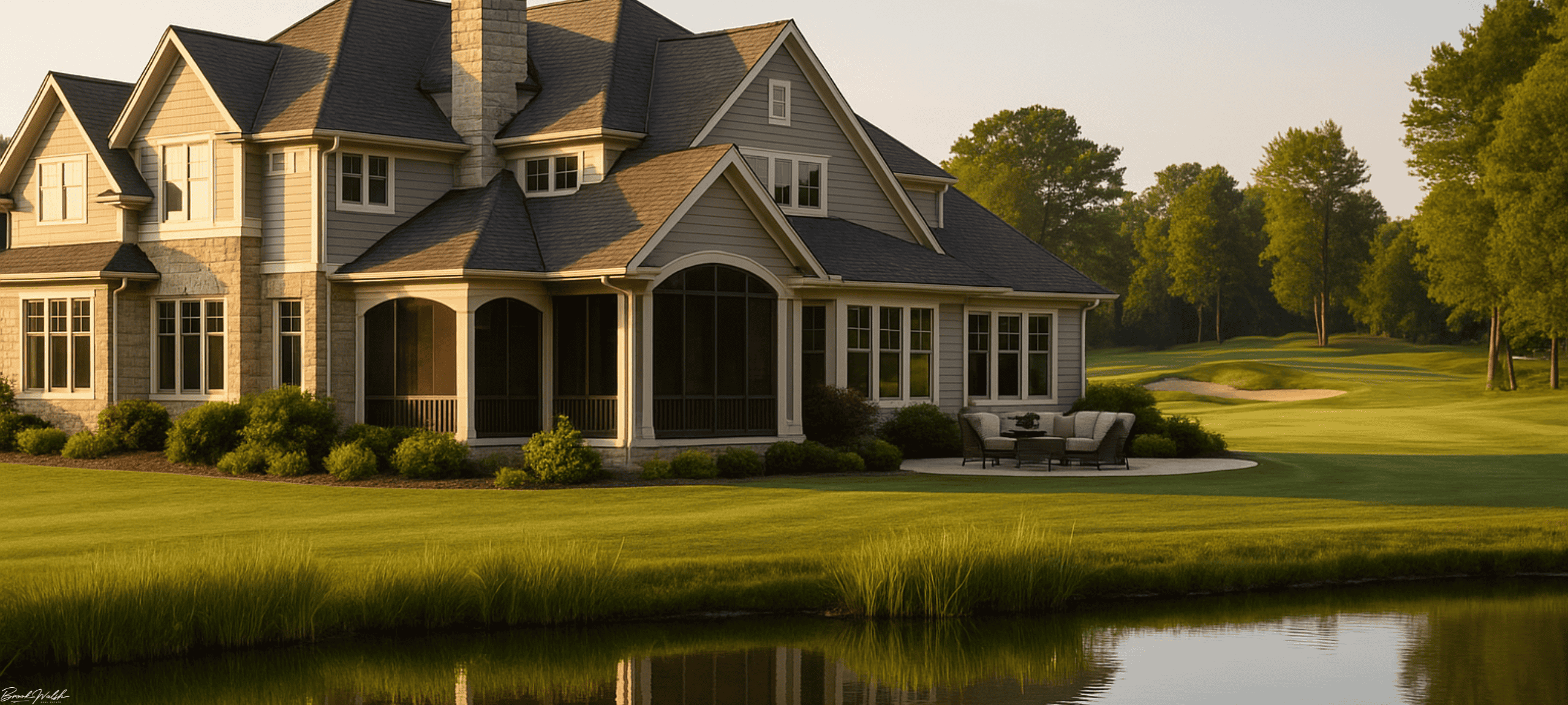 Luxury home overlooking Charlevoix Country Club golf course