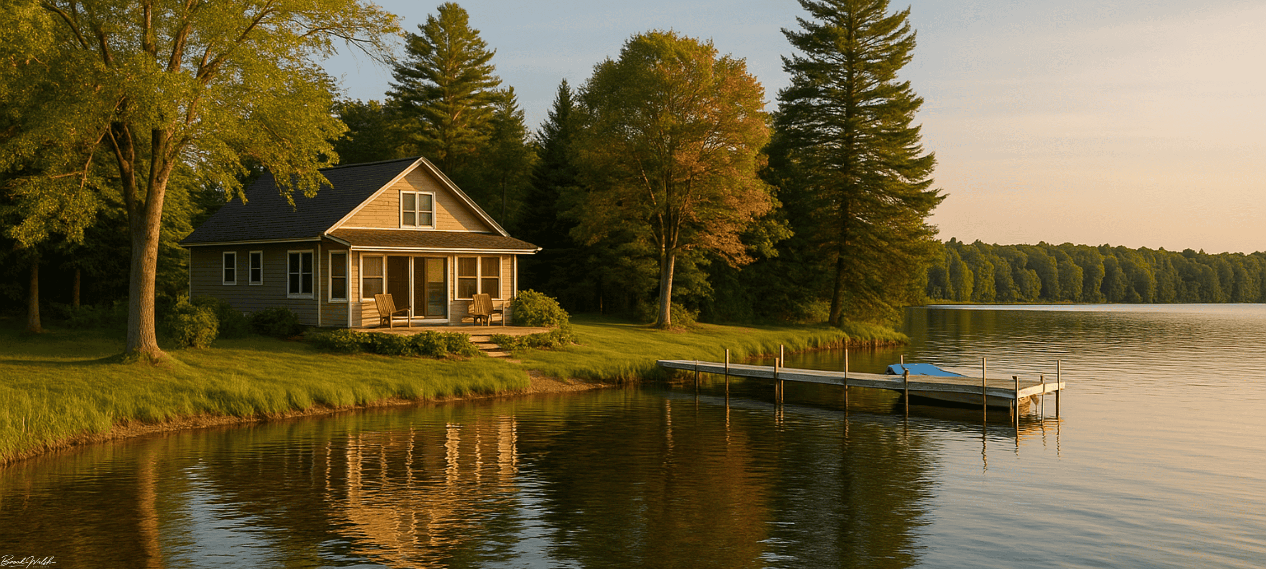 Peaceful lakefront home on Douglas Lake in Northern Michigan