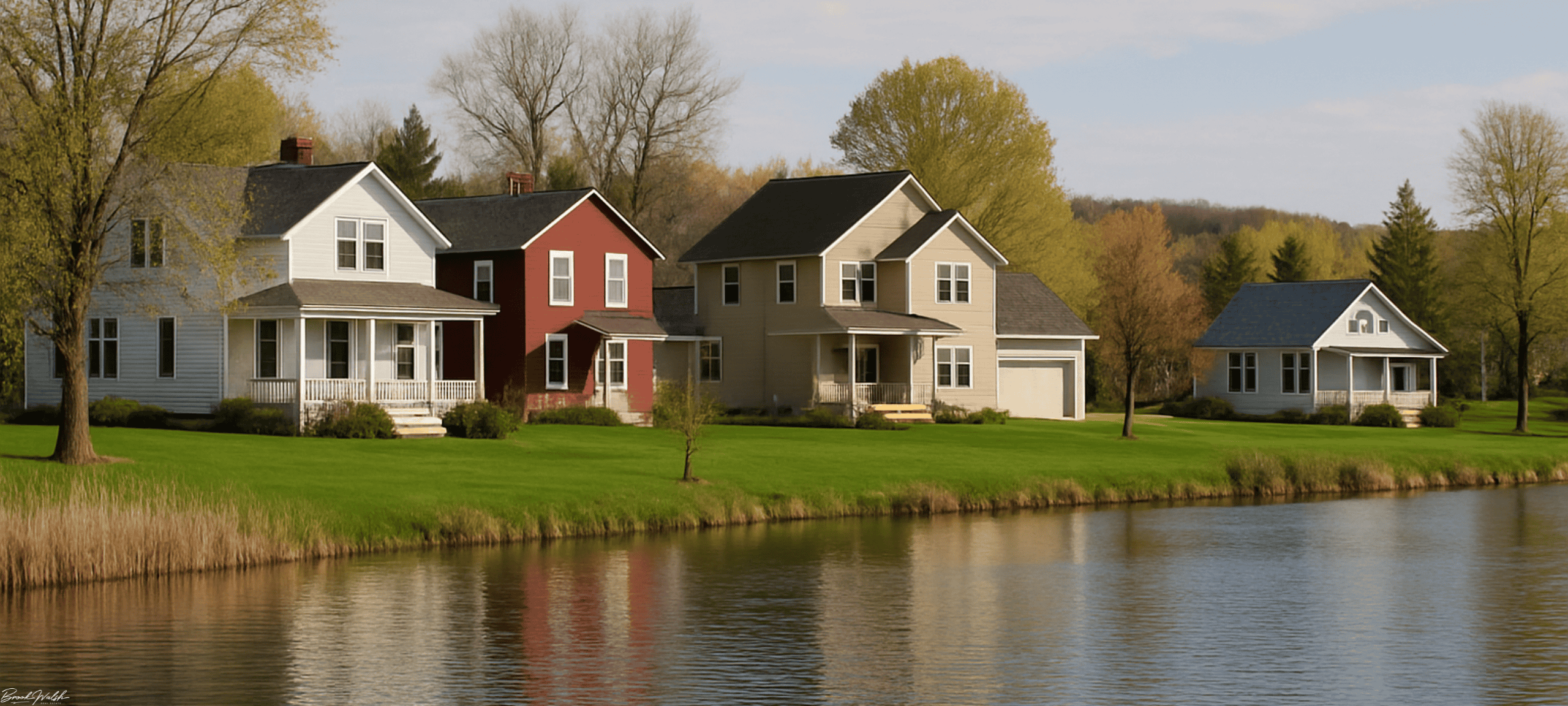 Downtown Ellsworth, MI homes for sale with scenic lake views