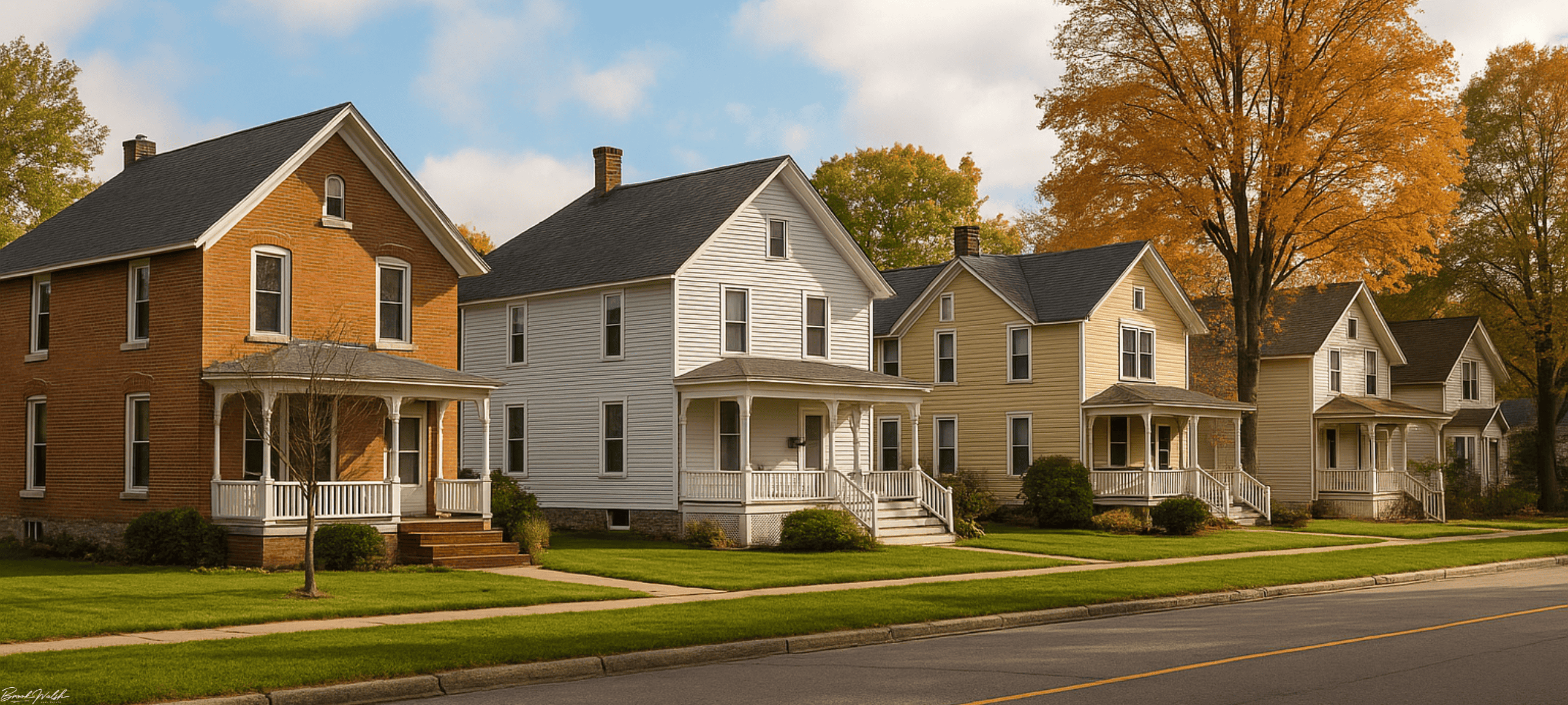 Grayling MI downtown homes with historic charm and value