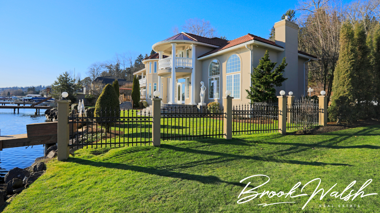 A serene waterfront home with a stunning view of Lake Charlevoix in Boyne City, Michigan