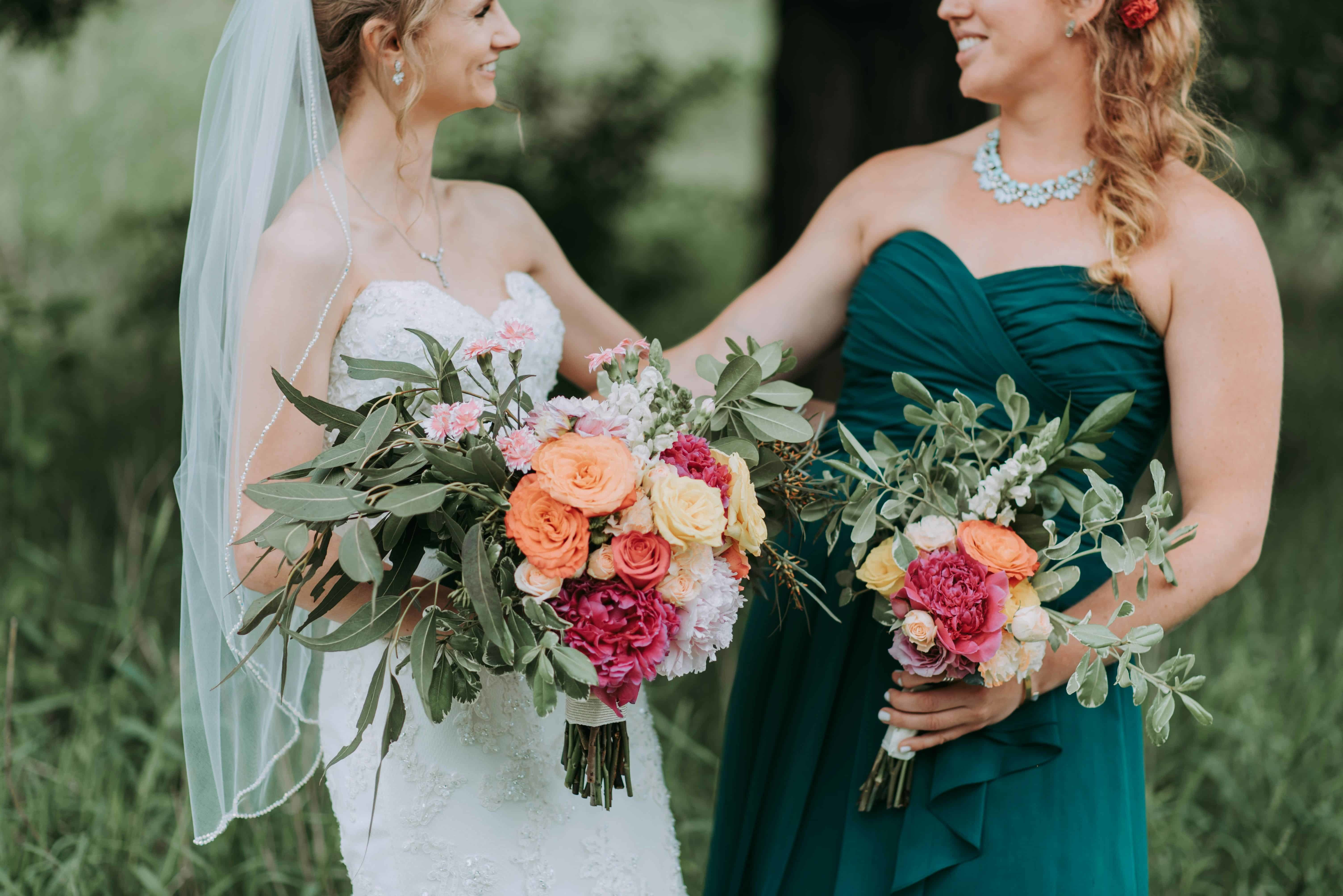 Couple celebrating their wedding at the picturesque Castle Farms in Charlevoix, MI.