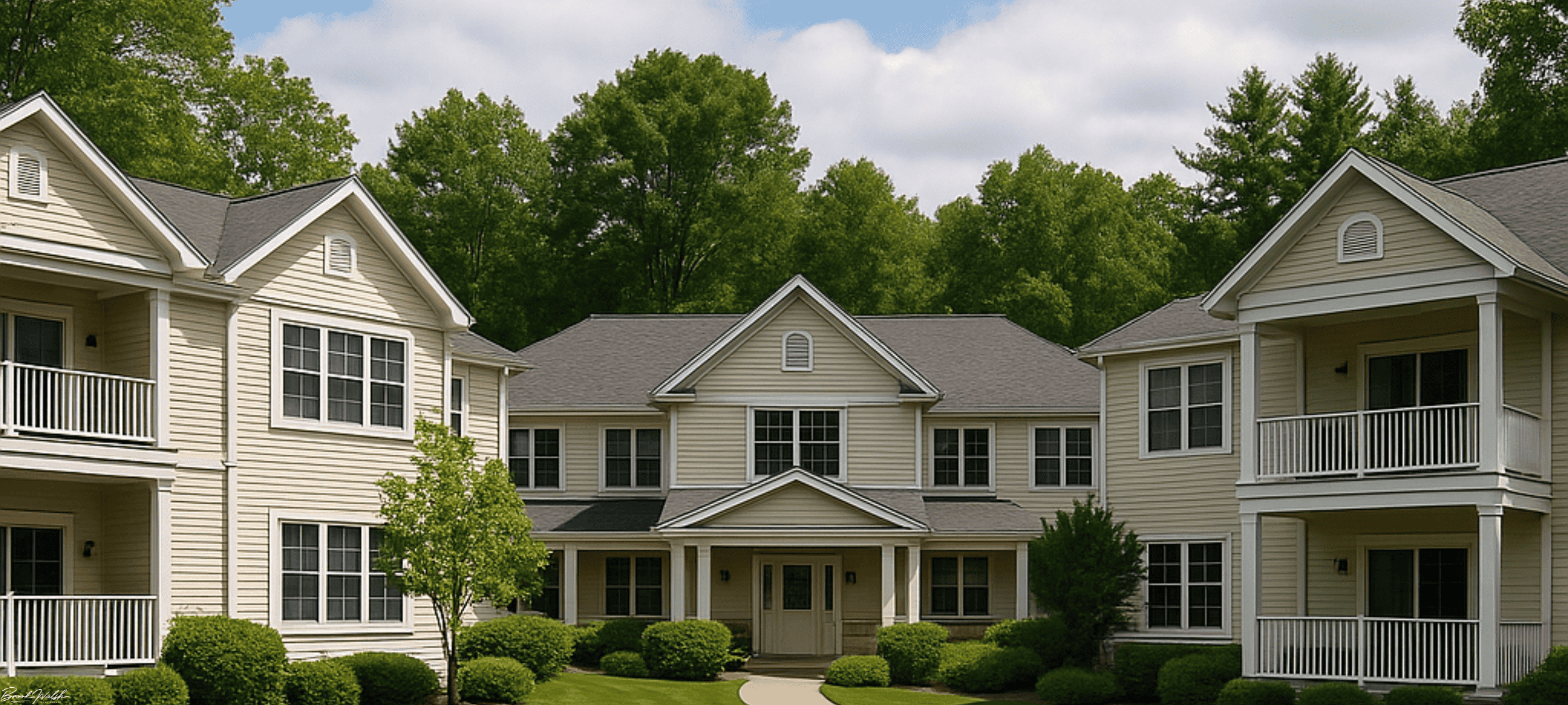 Perry Farm Village condos exterior view in Harbor Springs, MI