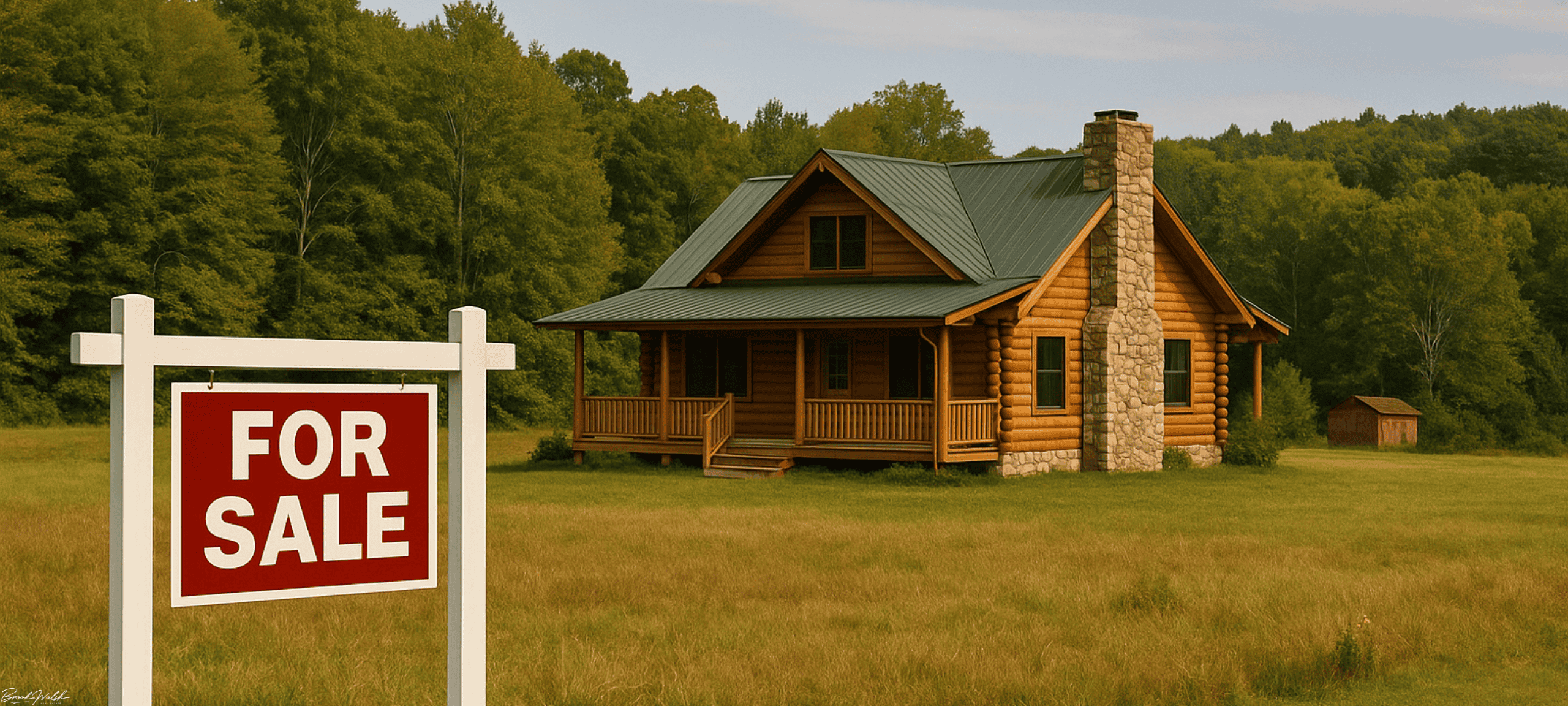 Scenic land and home property for sale in Vanderbilt, MI