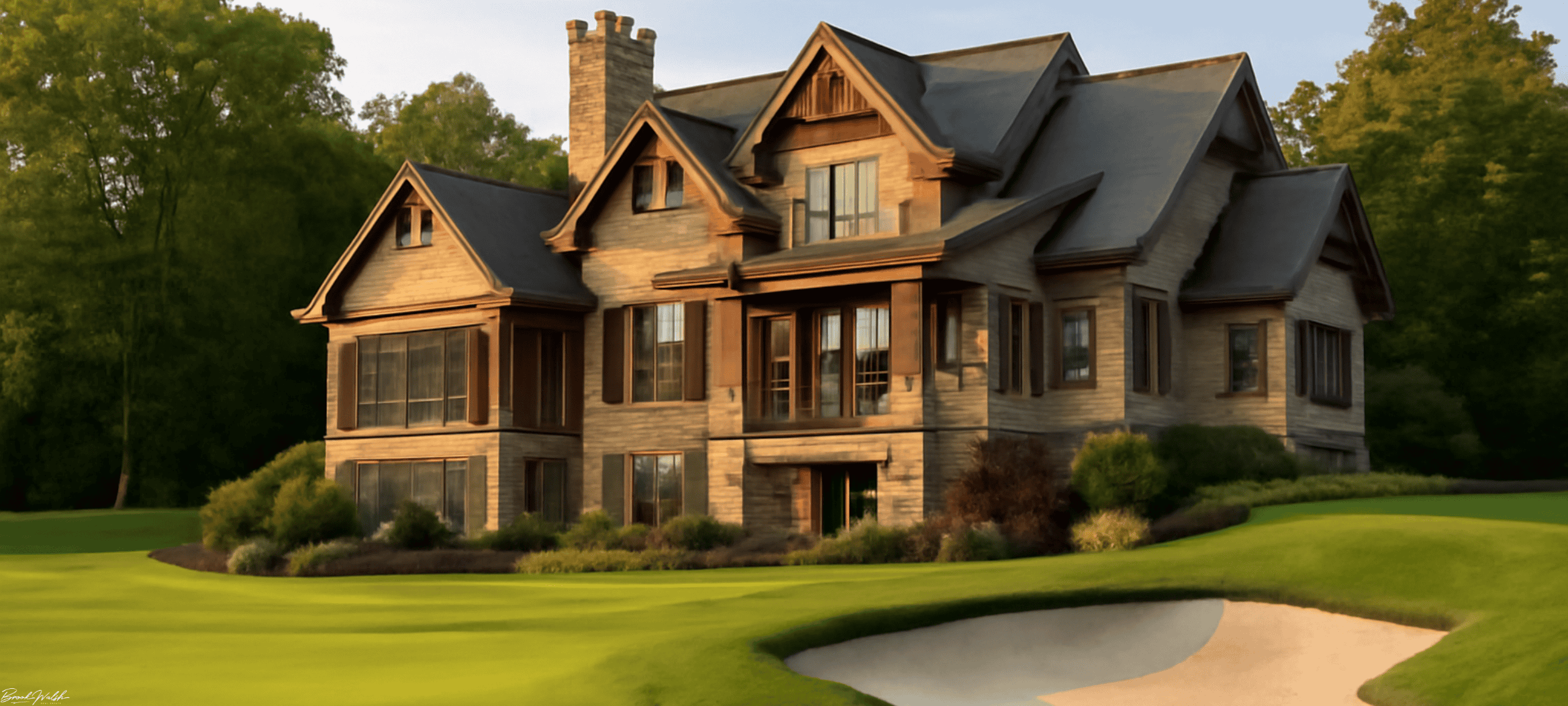 Luxury golf home overlooking fairway at Shanty Creek Resort