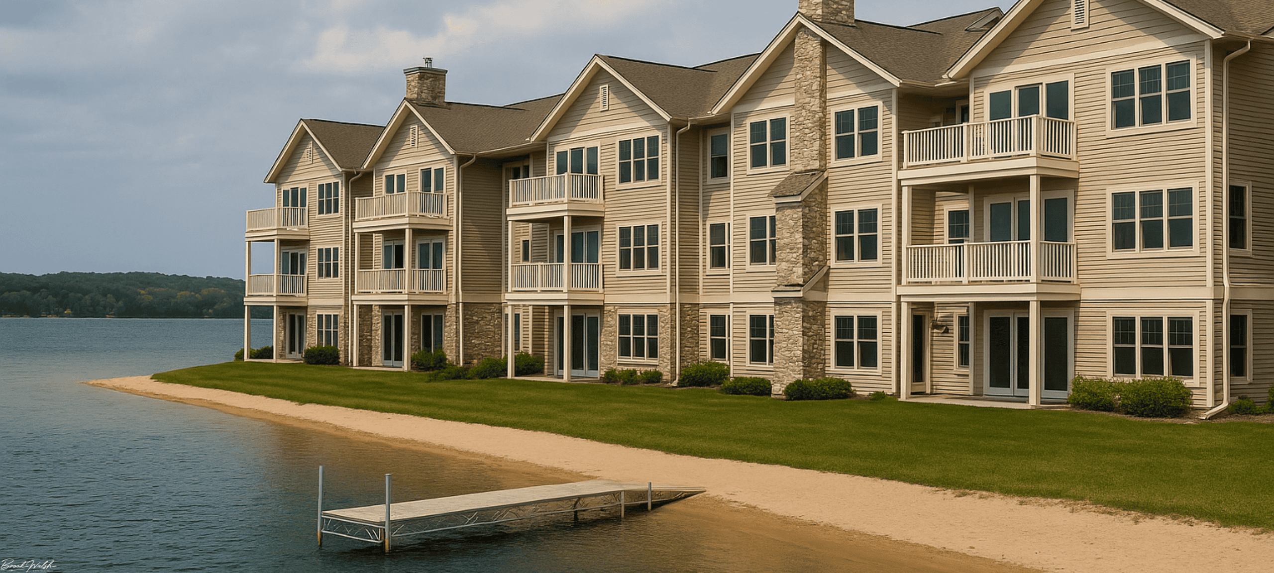 Waterfront Shoreline Condominiums in East Jordan, Michigan