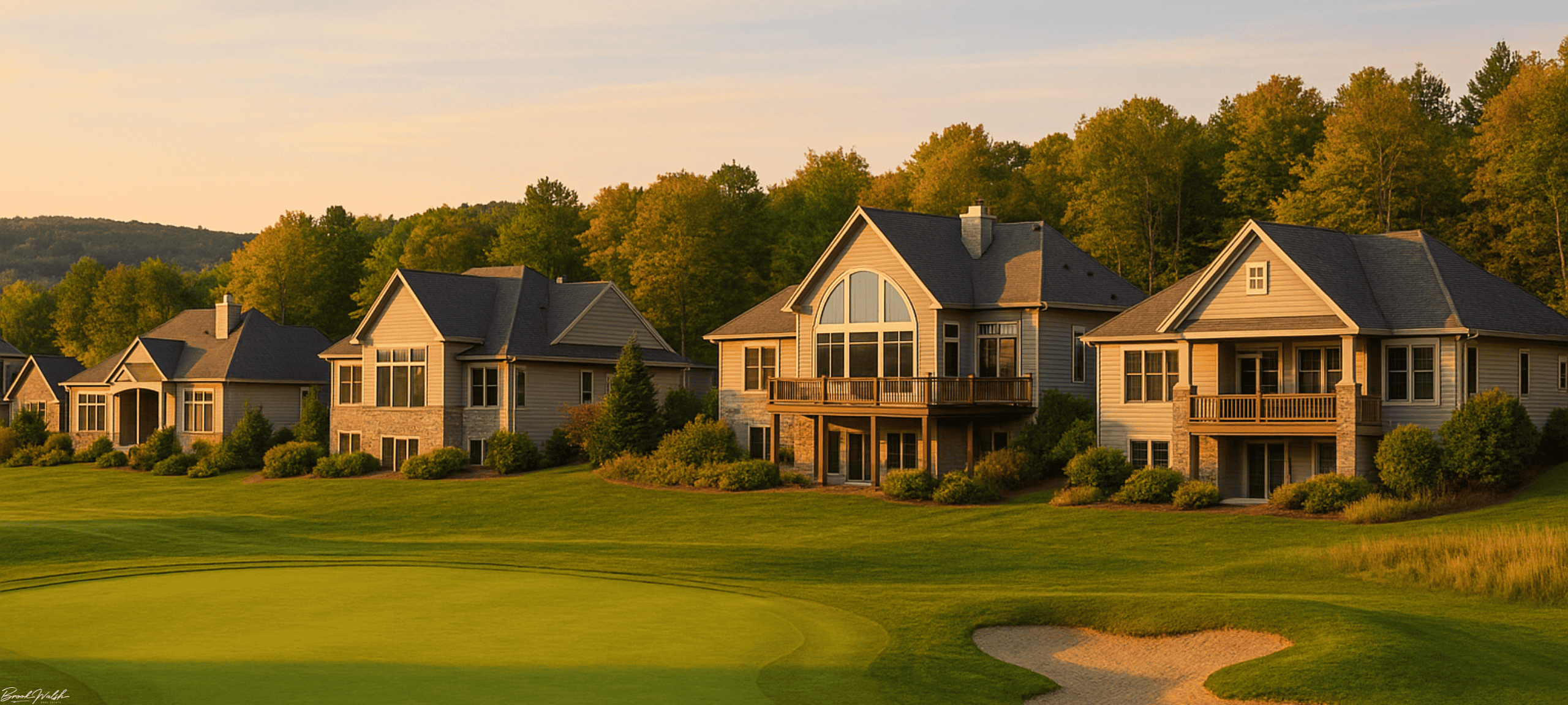 Springbrook Golf Club homes with golf course views in Boyne Falls