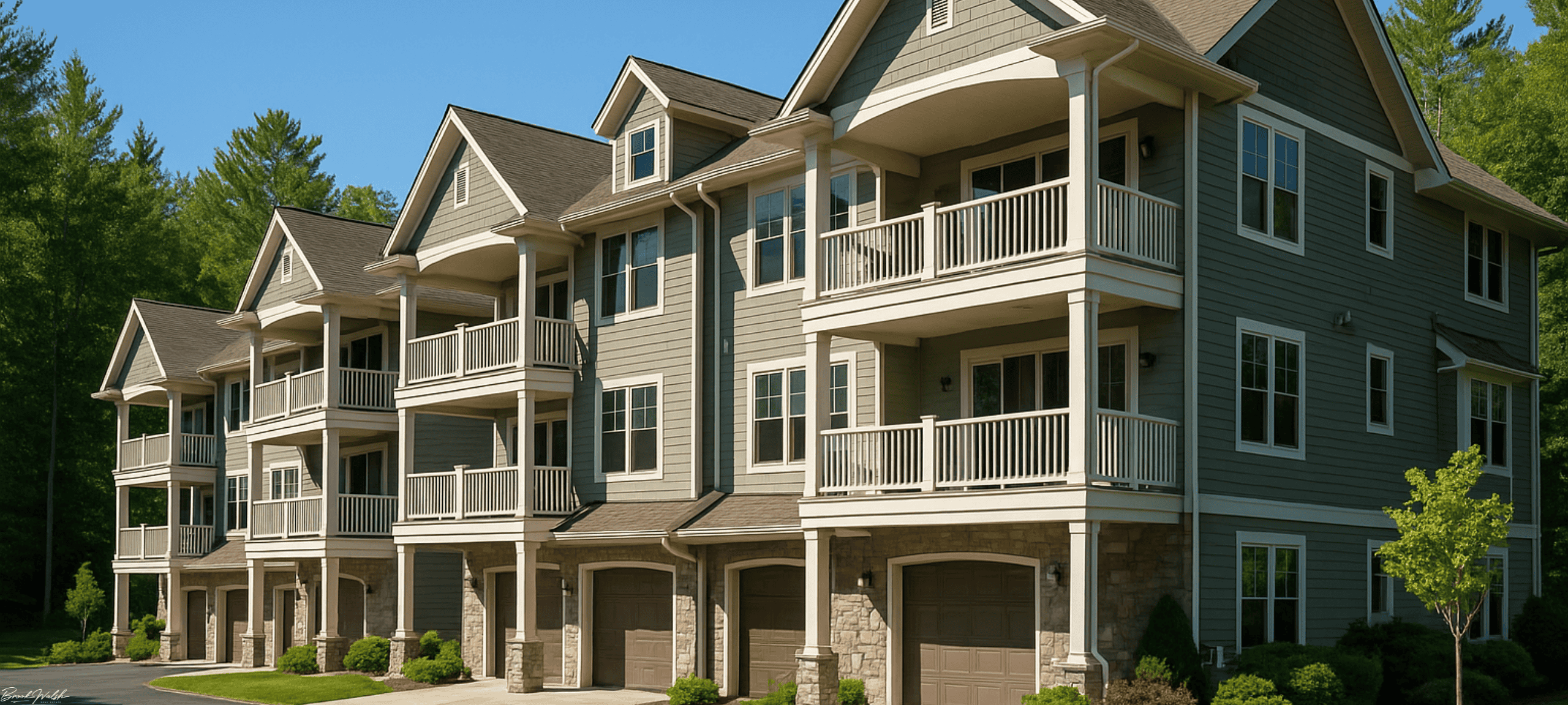 The Hemlocks Condominiums in Petoskey, MI exterior view