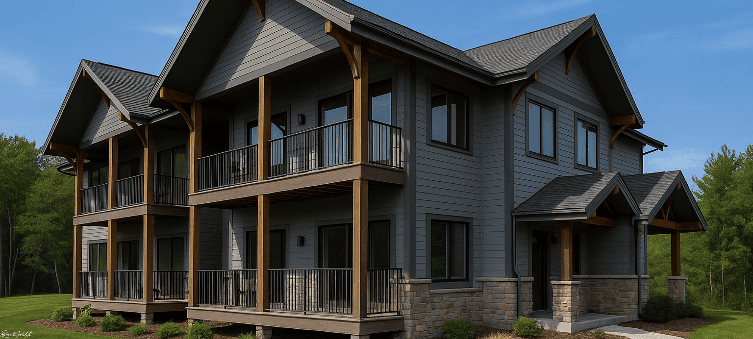 Modern condo at Crystal Mountain in Thompsonville, MI