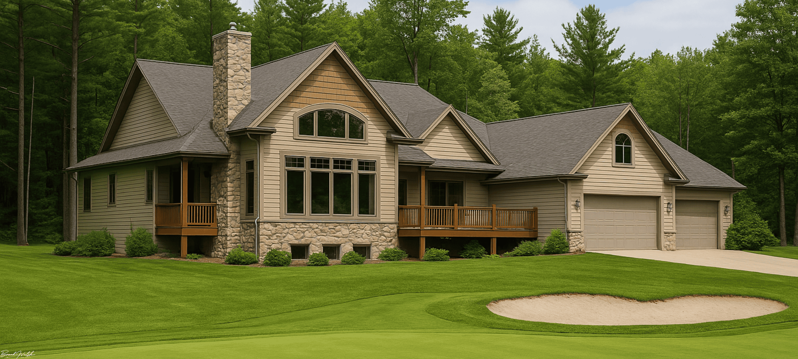 Timber Wolf Golf Club homes in Kalkaska, Michigan
