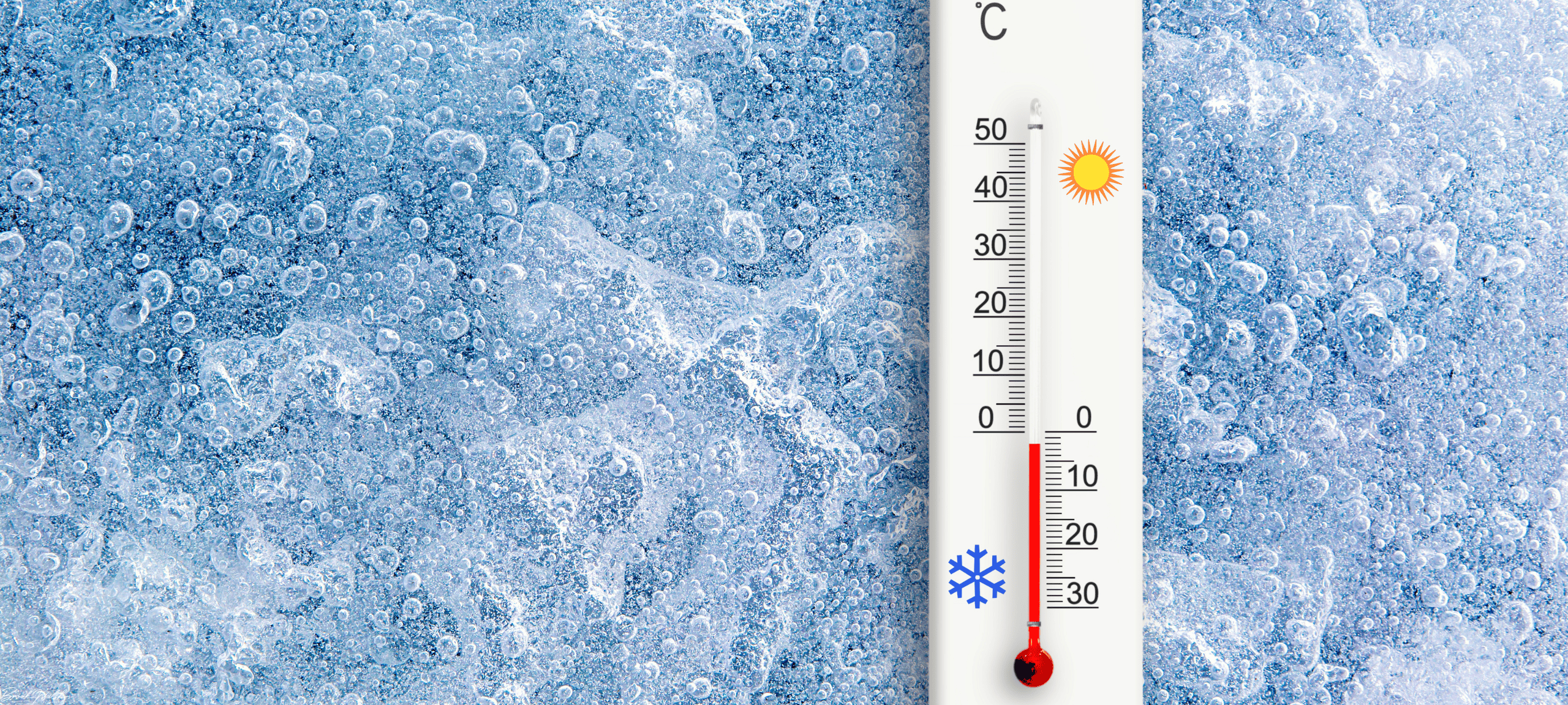 A view of Walloon Lake showing seasonal water temperature variations