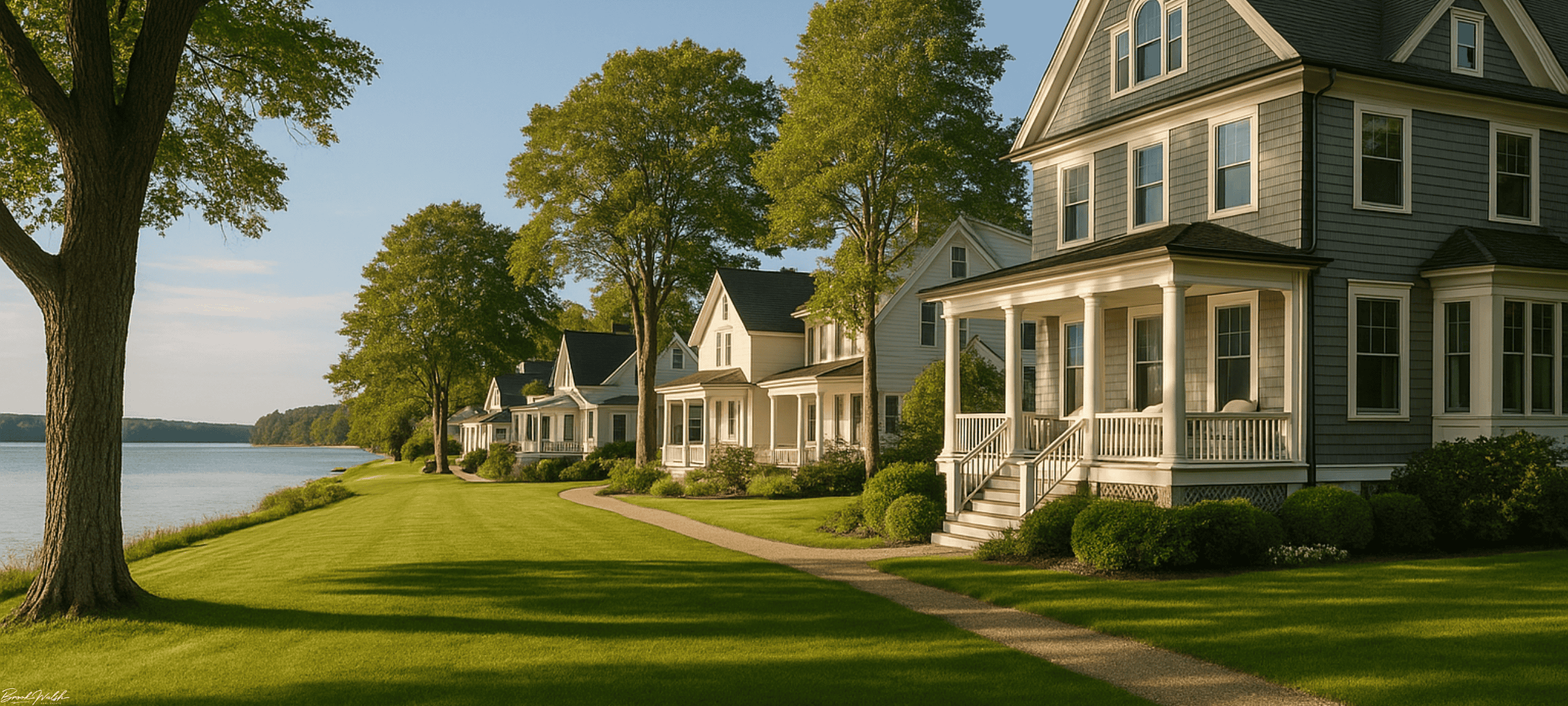 Charming Wequetonsing homes for sale in Harbor Springs, Michigan with lake views